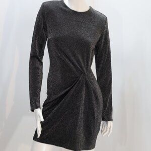 Knot-detail Jersey Dress Size S